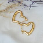 Amora Heart Hoops