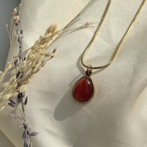 Ruby Drop Pendant