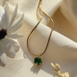 Aura Green Crystal Pendant