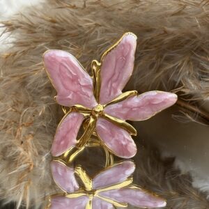 Pink Butterfly Ring