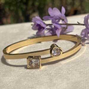 Dual Charm Bangle