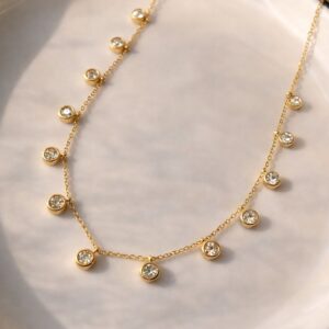 Lumi Crystal Drop Necklace